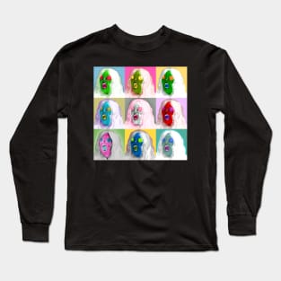 Queen of Snakes Pop Art Long Sleeve T-Shirt